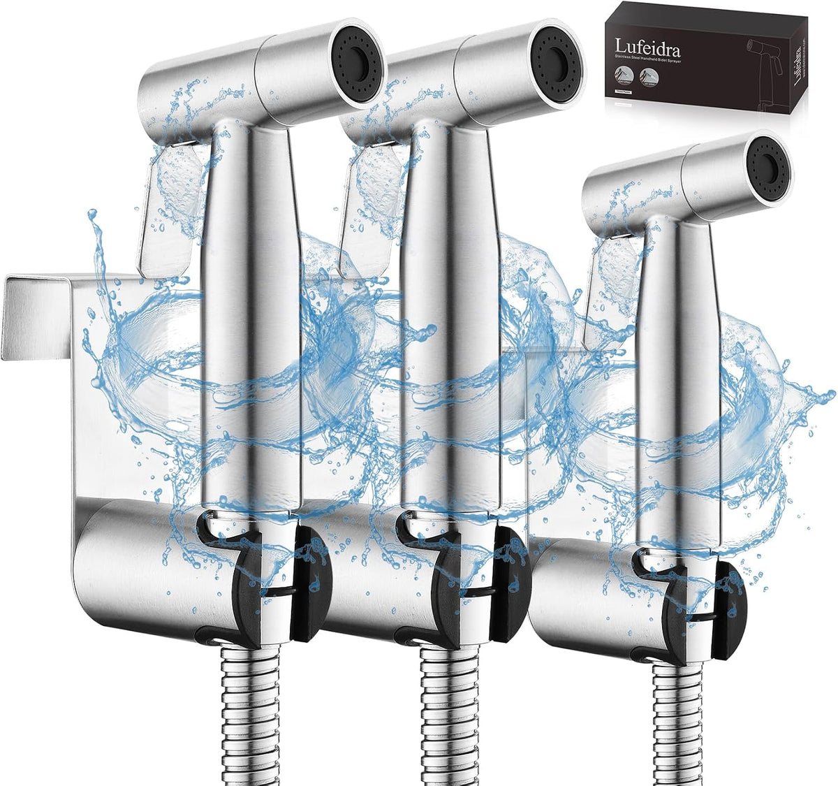Handheld Bidet Sprayer, Adjustable Water Pressure, RV Toilet Use
