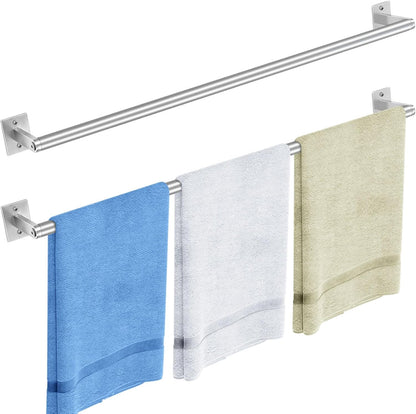 Brushed Nickel Towel Bar for Bathroom Wall, Stainless Steel,24 Inch