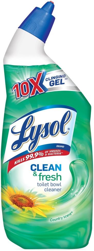 Cling Gel Toilet Bowl Cleaner, Country Scent, 24 Ounce (Pack of 3)