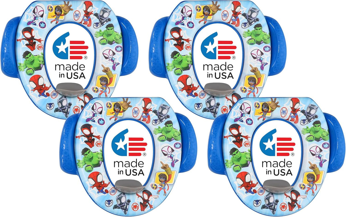 Spidey and His Amazing Friends "Team Up" Soft Potty Seat and Potty Training Seat - Soft Cushion, Baby Potty Training, Safe, Easy to Clean