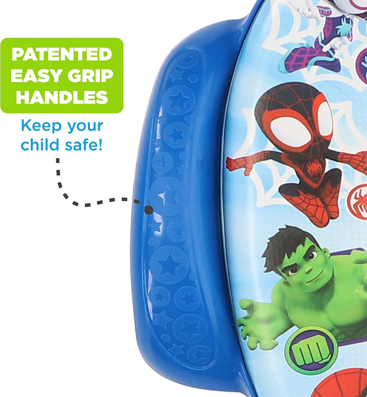 Spidey and His Amazing Friends "Team Up" Soft Potty Seat and Potty Training Seat - Soft Cushion, Baby Potty Training, Safe, Easy to Clean