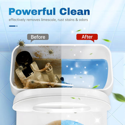 Toilet Tank Cleaner Tablets, Automatic Descaler, Mold Rust Remover | 6 Pack, Long-Lasting Bowl Cleaning Solution, Septic Safe, Pipe Safe, Pre-Measured Convenience