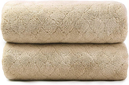 Microfiber Bath Towel (30" x 60"), Oversized Thick Towels, Soft, Super Absorbent and Fast Drying, No Fading Multipurpose Use for Sports, Travel, Fitness, Yoga, 30 in 60 in, Grey Count | Microfiber, Hanging Loop, Oversized, Soft & Absorbent, Fast