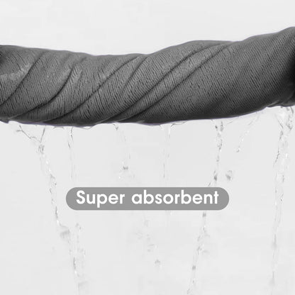 Microfiber Bath Towel (30" x 60"), Oversized Thick Towels, Soft, Super Absorbent and Fast Drying, No Fading Multipurpose Use for Sports, Travel, Fitness, Yoga, 30 in 60 in, Grey Count | Microfiber, Hanging Loop, Oversized, Soft & Absorbent, Fast