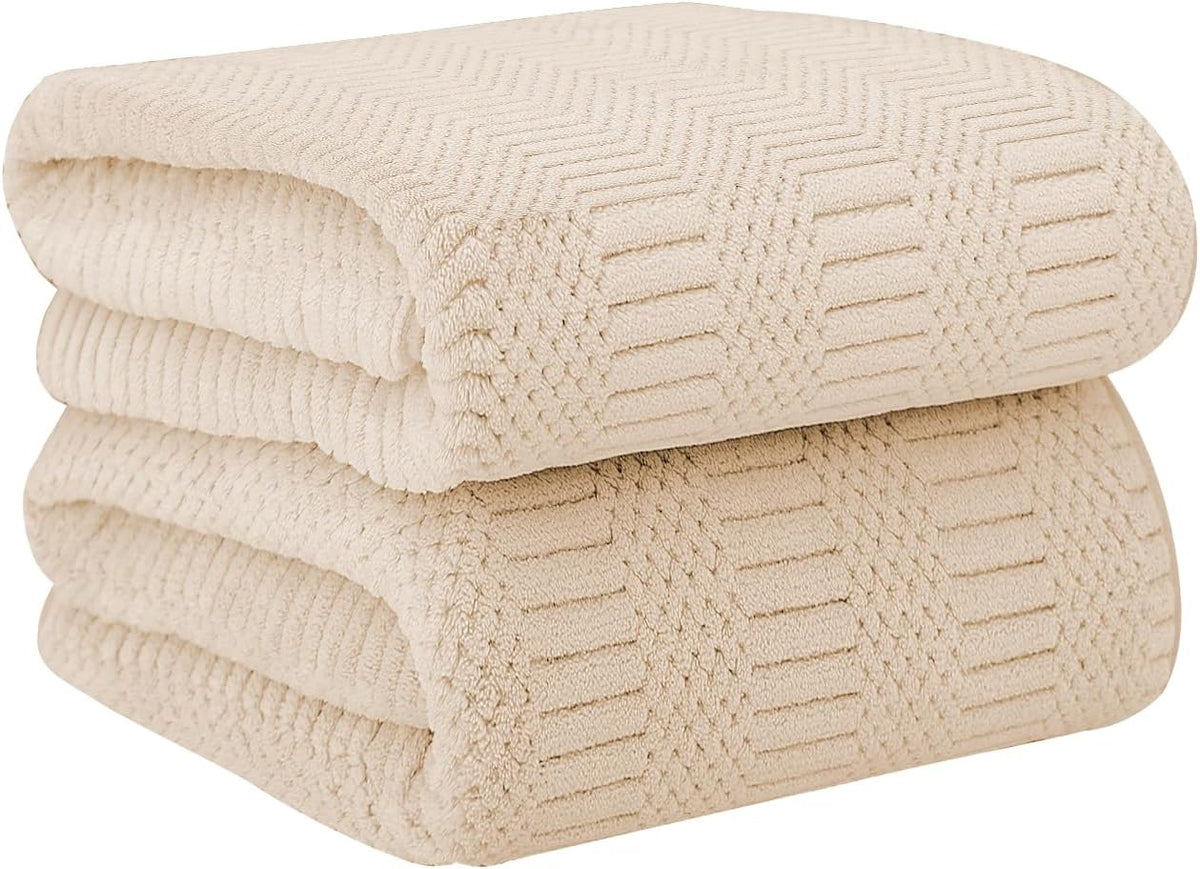 Microfiber Bath Towel (30" x 60"), Oversized Thick Towels, Soft, Super Absorbent and Fast Drying, No Fading Multipurpose Use for Sports, Travel, Fitness, Yoga, 30 in 60 in, Grey Count | Microfiber, Hanging Loop, Oversized, Soft & Absorbent, Fast