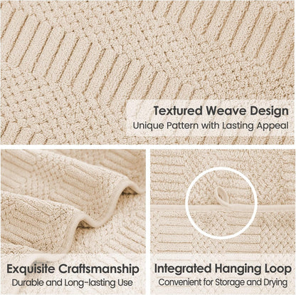 Microfiber Bath Towel (30" x 60"), Oversized Thick Towels, Soft, Super Absorbent and Fast Drying, No Fading Multipurpose Use for Sports, Travel, Fitness, Yoga, 30 in 60 in, Grey Count | Microfiber, Hanging Loop, Oversized, Soft & Absorbent, Fast