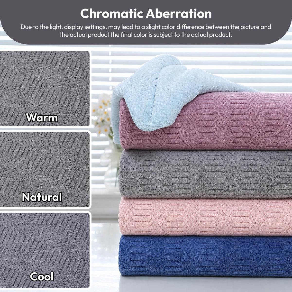 Microfiber Bath Towel (30" x 60"), Oversized Thick Towels, Soft, Super Absorbent and Fast Drying, No Fading Multipurpose Use for Sports, Travel, Fitness, Yoga, 30 in 60 in, Grey Count | Microfiber, Hanging Loop, Oversized, Soft & Absorbent, Fast