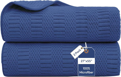 Microfiber Bath Towel (30" x 60"), Oversized Thick Towels, Soft, Super Absorbent and Fast Drying, No Fading Multipurpose Use for Sports, Travel, Fitness, Yoga, 30 in 60 in, Grey Count | Microfiber, Hanging Loop, Oversized, Soft & Absorbent, Fast