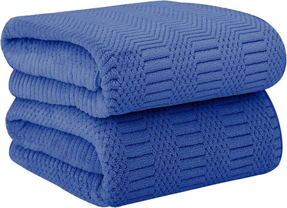 Microfiber Bath Towel (30" x 60"), Oversized Thick Towels, Soft, Super Absorbent and Fast Drying, No Fading Multipurpose Use for Sports, Travel, Fitness, Yoga, 30 in 60 in, Grey Count | Microfiber, Hanging Loop, Oversized, Soft & Absorbent, Fast