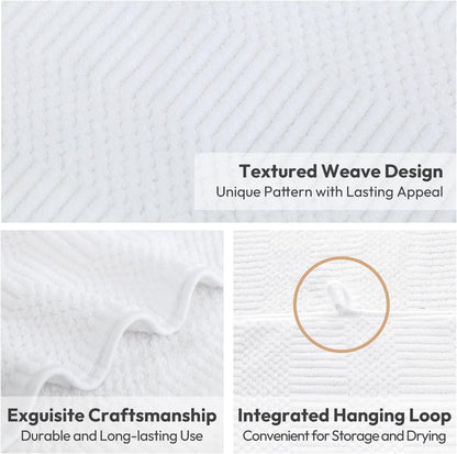 Microfiber Bath Towel (30" x 60"), Oversized Thick Towels, Soft, Super Absorbent and Fast Drying, No Fading Multipurpose Use for Sports, Travel, Fitness, Yoga, 30 in 60 in, Grey Count | Microfiber, Hanging Loop, Oversized, Soft & Absorbent, Fast