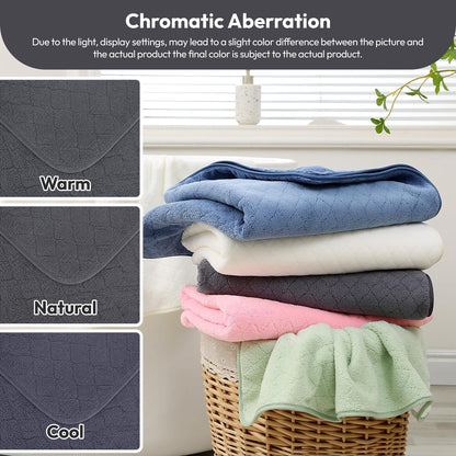 Microfiber Bath Towel (30" x 60"), Oversized Thick Towels, Soft, Super Absorbent and Fast Drying, No Fading Multipurpose Use for Sports, Travel, Fitness, Yoga, 30 in 60 in, Grey Count | Microfiber, Hanging Loop, Oversized, Soft & Absorbent, Fast