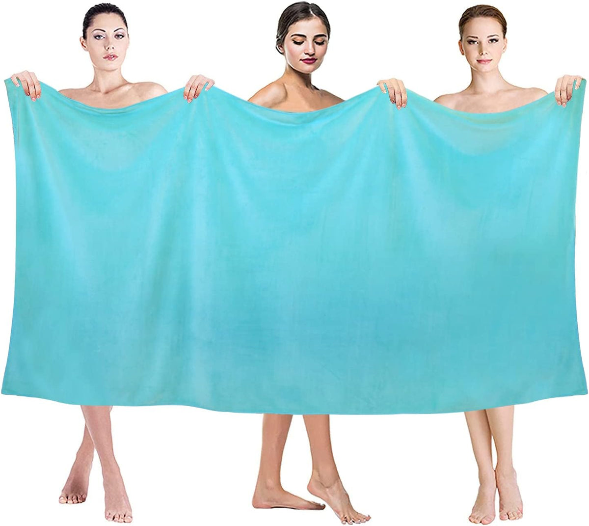 Microfiber Bath Towel (30" x 60"), Oversized Thick Towels, Soft, Super Absorbent and Fast Drying, No Fading Multipurpose Use for Sports, Travel, Fitness, Yoga, 30 in 60 in, Grey Count | Microfiber, Hanging Loop, Oversized, Soft & Absorbent, Fast