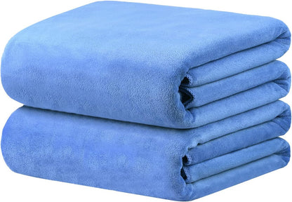 Microfiber Bath Towel (30" x 60"), Oversized Thick Towels, Soft, Super Absorbent and Fast Drying, No Fading Multipurpose Use for Sports, Travel, Fitness, Yoga, 30 in 60 in, Grey Count | Microfiber, Hanging Loop, Oversized, Soft & Absorbent, Fast