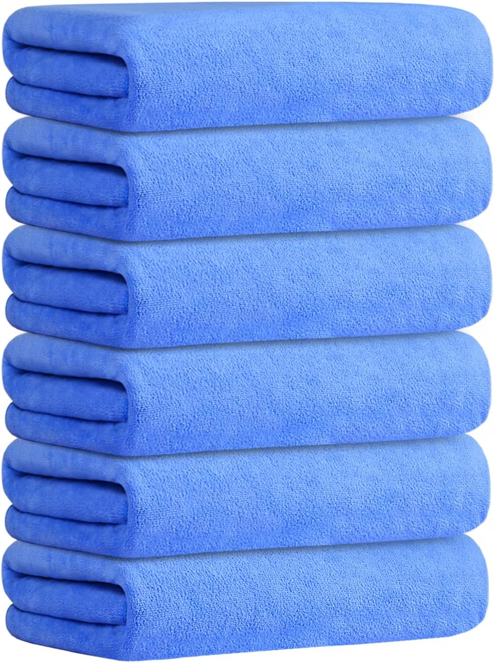 Microfiber Bath Towel (30" x 60"), Oversized Thick Towels, Soft, Super Absorbent and Fast Drying, No Fading Multipurpose Use for Sports, Travel, Fitness, Yoga, 30 in 60 in, Grey Count | Microfiber, Hanging Loop, Oversized, Soft & Absorbent, Fast