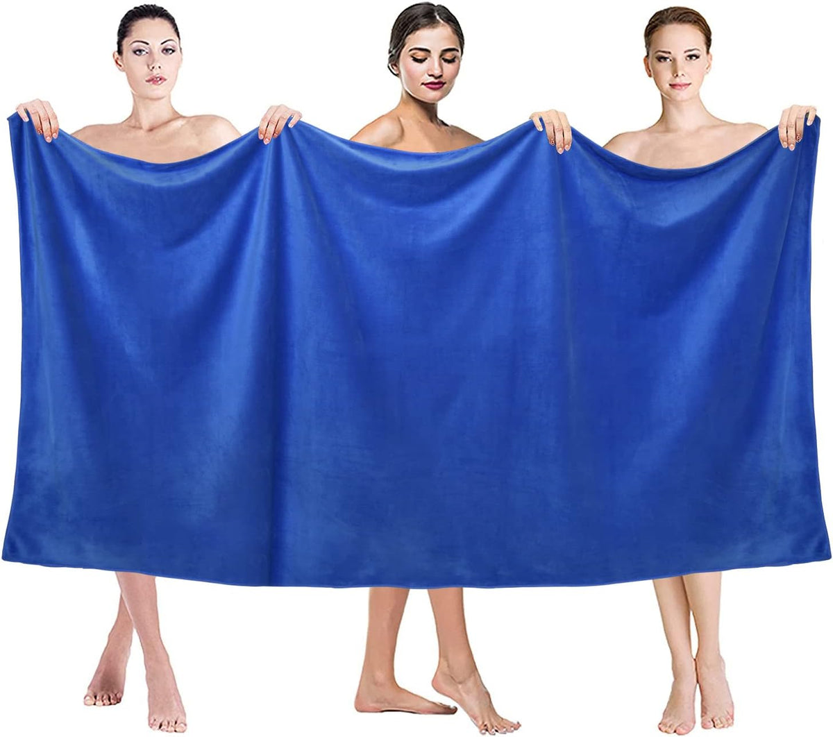 Microfiber Bath Towel (30" x 60"), Oversized Thick Towels, Soft, Super Absorbent and Fast Drying, No Fading Multipurpose Use for Sports, Travel, Fitness, Yoga, 30 in 60 in, Grey Count | Microfiber, Hanging Loop, Oversized, Soft & Absorbent, Fast