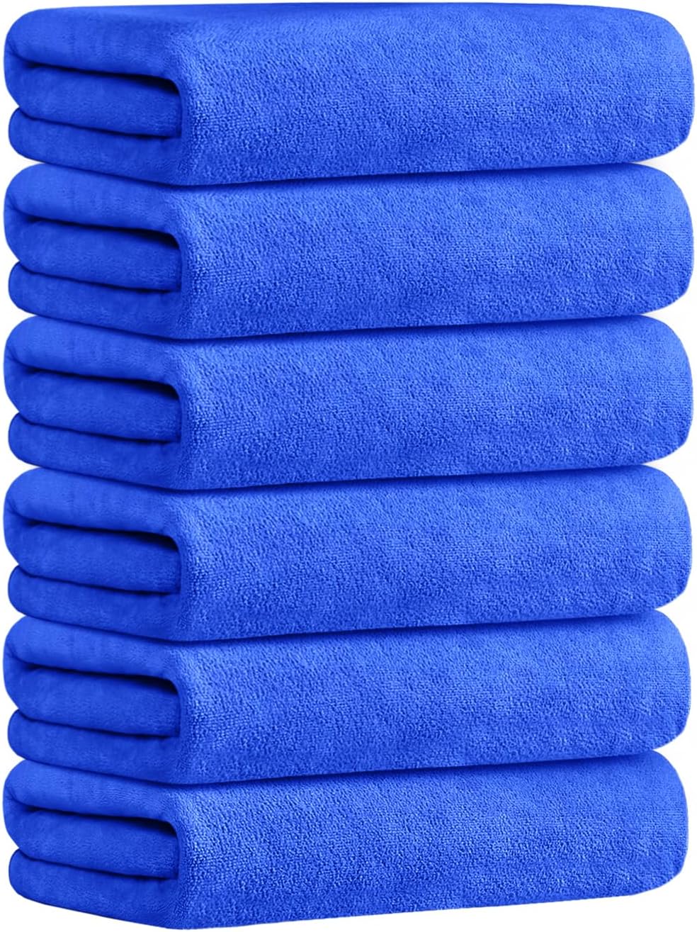 Microfiber Bath Towel (30" x 60"), Oversized Thick Towels, Soft, Super Absorbent and Fast Drying, No Fading Multipurpose Use for Sports, Travel, Fitness, Yoga, 30 in 60 in, Grey Count | Microfiber, Hanging Loop, Oversized, Soft & Absorbent, Fast