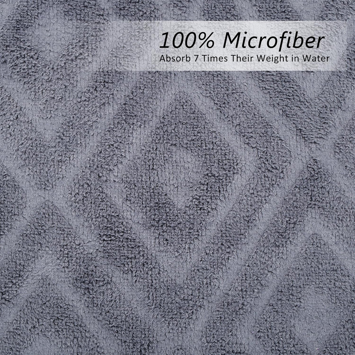 Microfiber Bath Towel (30" x 60"), Oversized Thick Towels, Soft, Super Absorbent and Fast Drying, No Fading Multipurpose Use for Sports, Travel, Fitness, Yoga, 30 in 60 in, Grey Count | Microfiber, Hanging Loop, Oversized, Soft & Absorbent, Fast