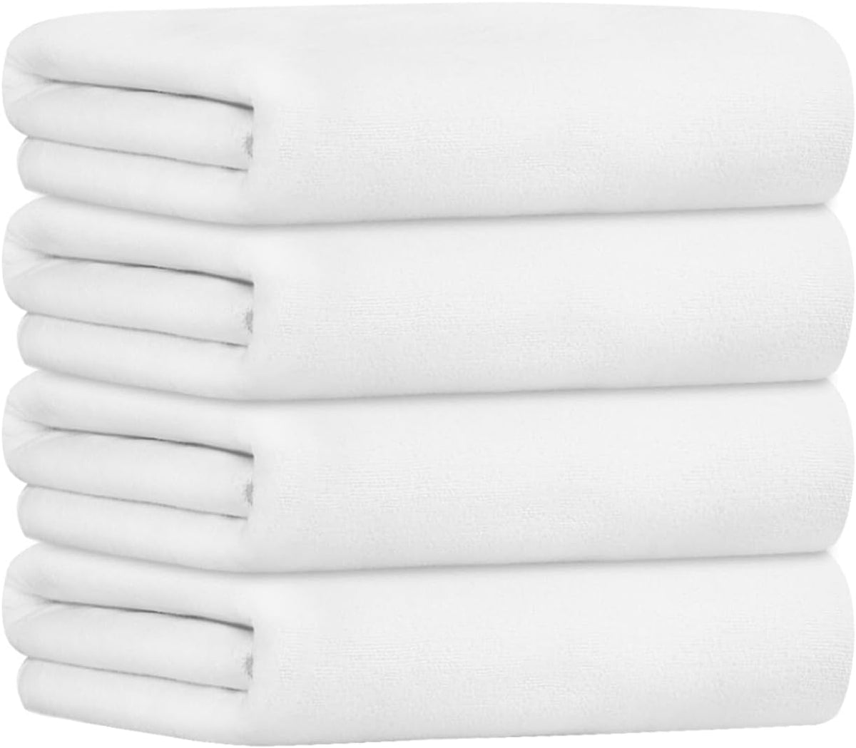 Microfiber Bath Towel (30" x 60"), Oversized Thick Towels, Soft, Super Absorbent and Fast Drying, No Fading Multipurpose Use for Sports, Travel, Fitness, Yoga, 30 in 60 in, Grey Count | Microfiber, Hanging Loop, Oversized, Soft & Absorbent, Fast