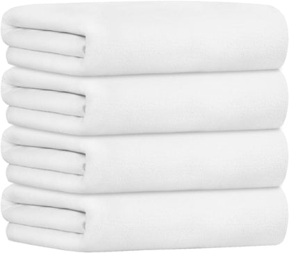 Microfiber Bath Towel (30" x 60"), Oversized Thick Towels, Soft, Super Absorbent and Fast Drying, No Fading Multipurpose Use for Sports, Travel, Fitness, Yoga, 30 in 60 in, Grey Count | Microfiber, Hanging Loop, Oversized, Soft & Absorbent, Fast
