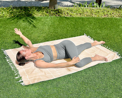 Pack of 2 Turkish Beach Towel, 40 by 72 Inches, Oversized 100% Cotton, Sand Free Lightweight Absorbent Quick-Dry Beach Blanket, Extra Large Turkish Bath Towels for Travel and Pool, Aqua
