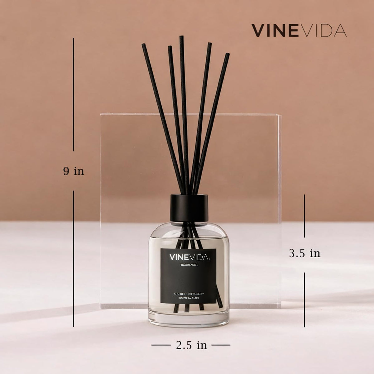 Reed Diffuser Volcano | Diffuser Reed for Home & Bathroom | Long-Lasting Scent Sticks Set | Oil Stick Diffuser | Bathroom Scent
