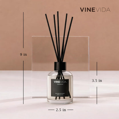 Reed Diffuser Volcano | Diffuser Reed for Home & Bathroom | Long-Lasting Scent Sticks Set | Oil Stick Diffuser | Bathroom Scent