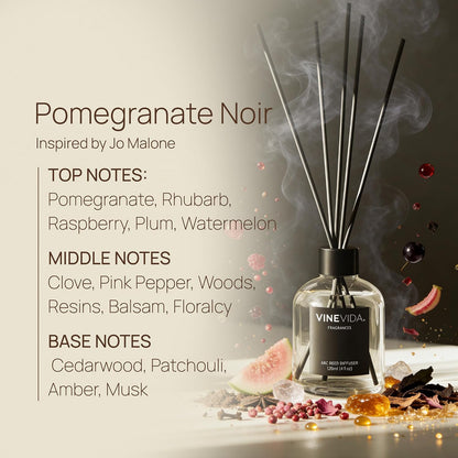Reed Diffuser Volcano | Diffuser Reed for Home & Bathroom | Long-Lasting Scent Sticks Set | Oil Stick Diffuser | Bathroom Scent