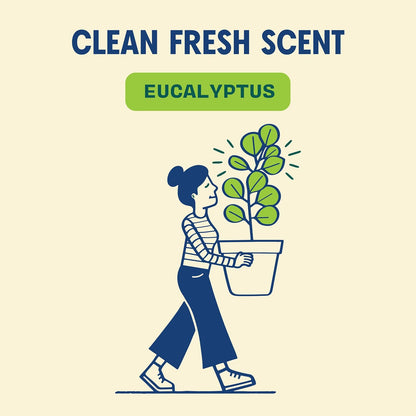 Toilet Bowl Cleaner, Eucalyptus, 24 fl oz