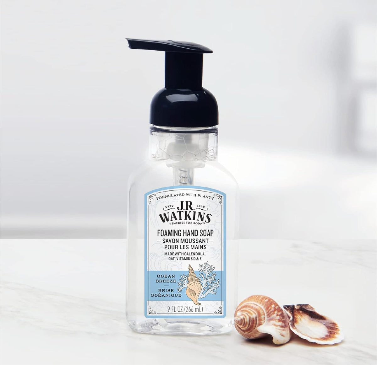 Foam Hand Soap Dispenser, Ocean Breeze, 9 fl oz