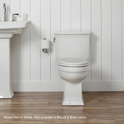 Cameron Biscuit Toilet Seat, Non Slip Heavy Duty Wood, Easy Clean, Made in USA, Round