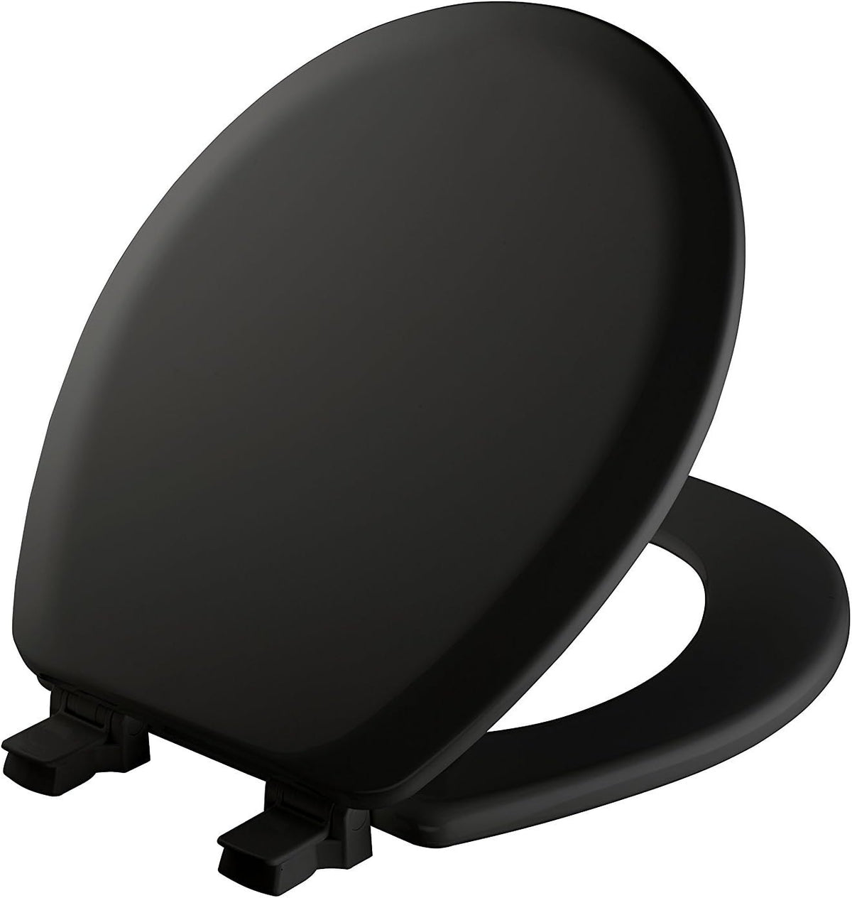 Cameron Biscuit Toilet Seat, Non Slip Heavy Duty Wood, Easy Clean, Made in USA, Round