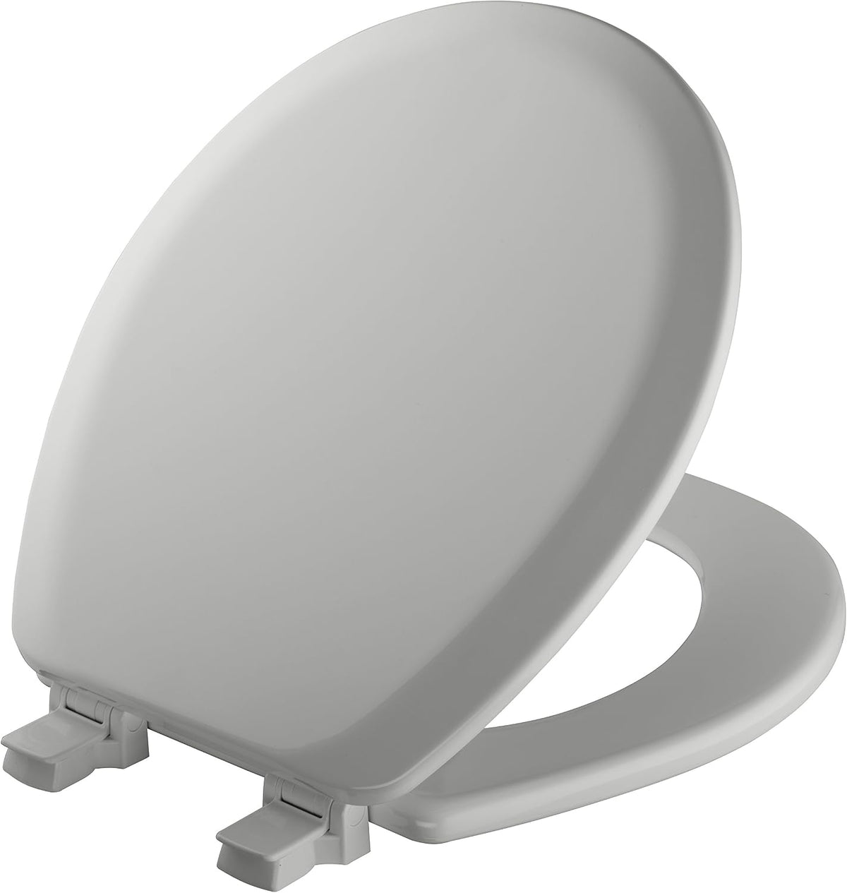 Cameron Biscuit Toilet Seat, Non Slip Heavy Duty Wood, Easy Clean, Made in USA, Round