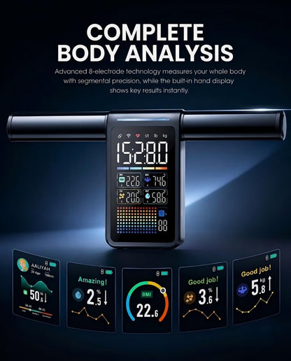 Smart Scale for Body Weight, 8-Electrode BIA for BMI Body Fat Muscle Mass