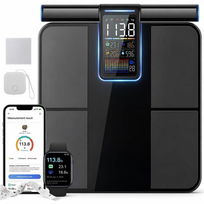 Smart Scale for Body Weight, 8-Electrode BIA for BMI Body Fat Muscle Mass