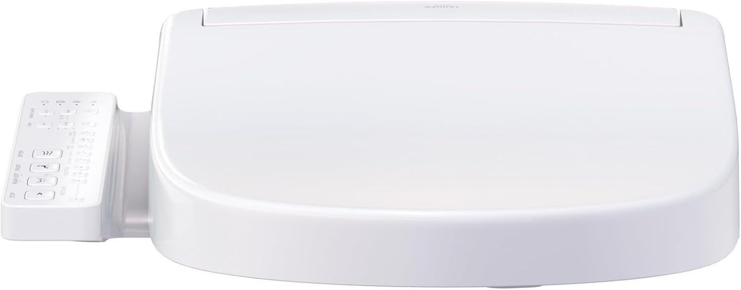 ® WASHLET® S2 Electronic Bidet Toilet Seat with Instantaneous Water Heating, PREMIST and EWATER+ Wand Cleaning, Round, Cotton White - SW3345#01