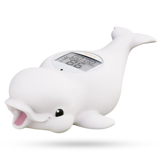 Baby Bath Thermometer for Tub,Digital Infants Water Temperature,LCD Display | Safety Floating Bath Toy,Bathtub Temperature Measure,Newborn & Toddler Essentials,Accurate Reading with Timer