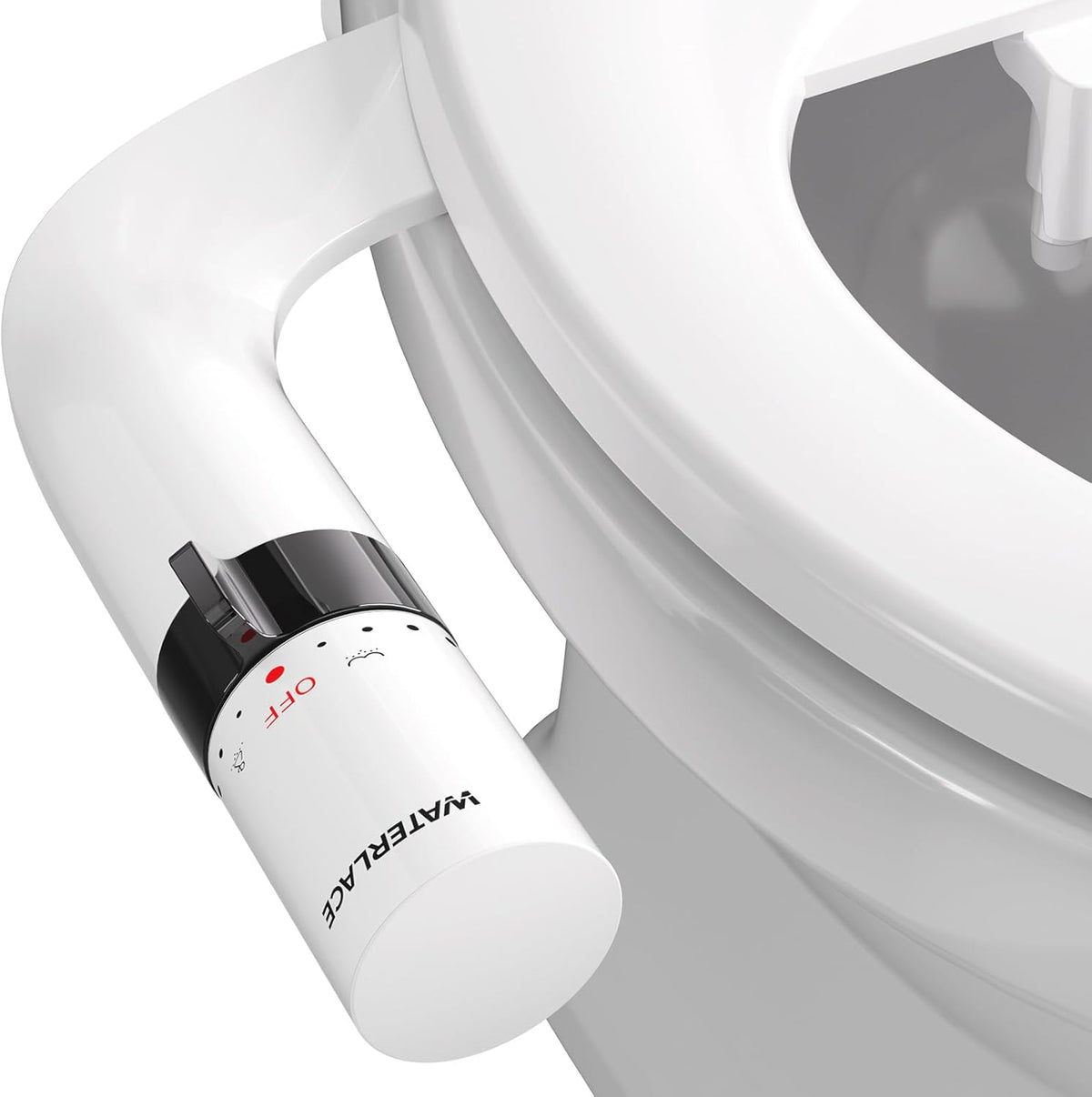 Bidet Attachment for Toilet Seat Sprayer - Non Electric Dual Nozzle with Cold Water - Self Cleaning Toilets Bathroom Spray for Butt Wash - Easy Slim Adjustable Pressure Control Rv Bidets