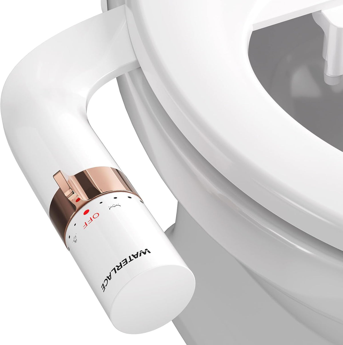 Bidet Attachment for Toilet Seat Sprayer - Non Electric Dual Nozzle with Cold Water - Self Cleaning Toilets Bathroom Spray for Butt Wash - Easy Slim Adjustable Pressure Control Rv Bidets