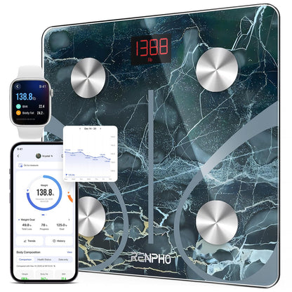 Smart Scale for Body Weight, BMI & Body Fat, 13 Metrics, Elis 1