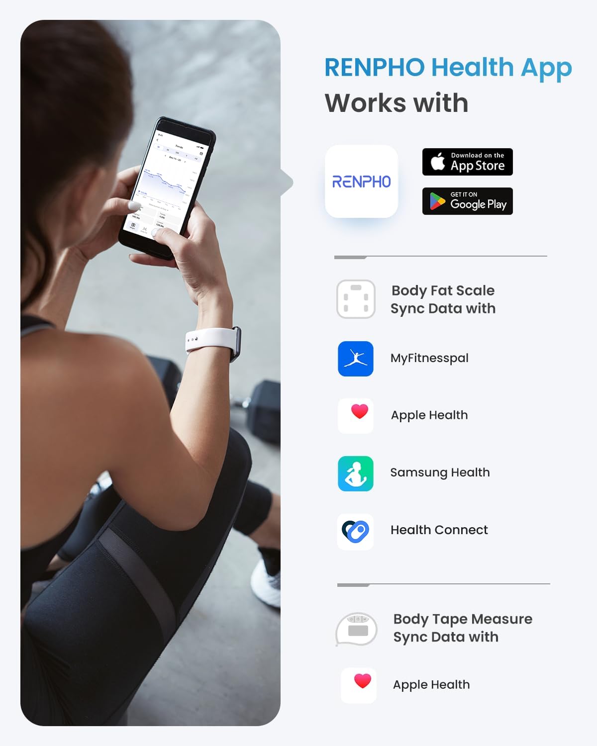 Smart Scale for Body Weight, BMI & Body Fat, 13 Metrics, Elis 1