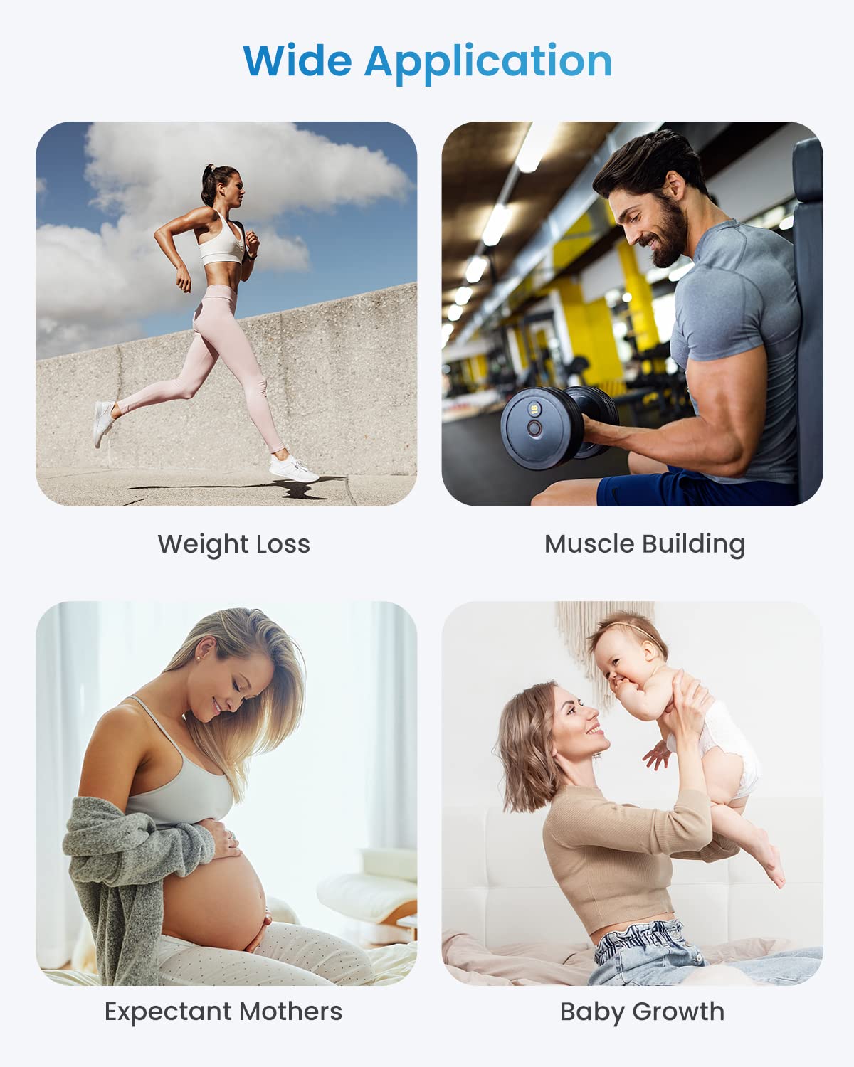 Smart Scale for Body Weight, BMI & Body Fat, 13 Metrics, Elis 1