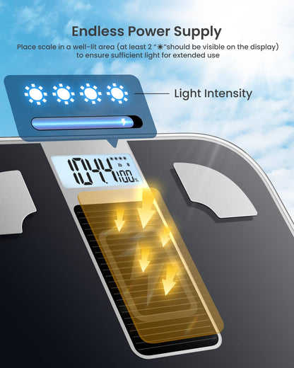 Smart Scale for Body Weight, BMI & Body Fat, 13 Metrics, Elis 1