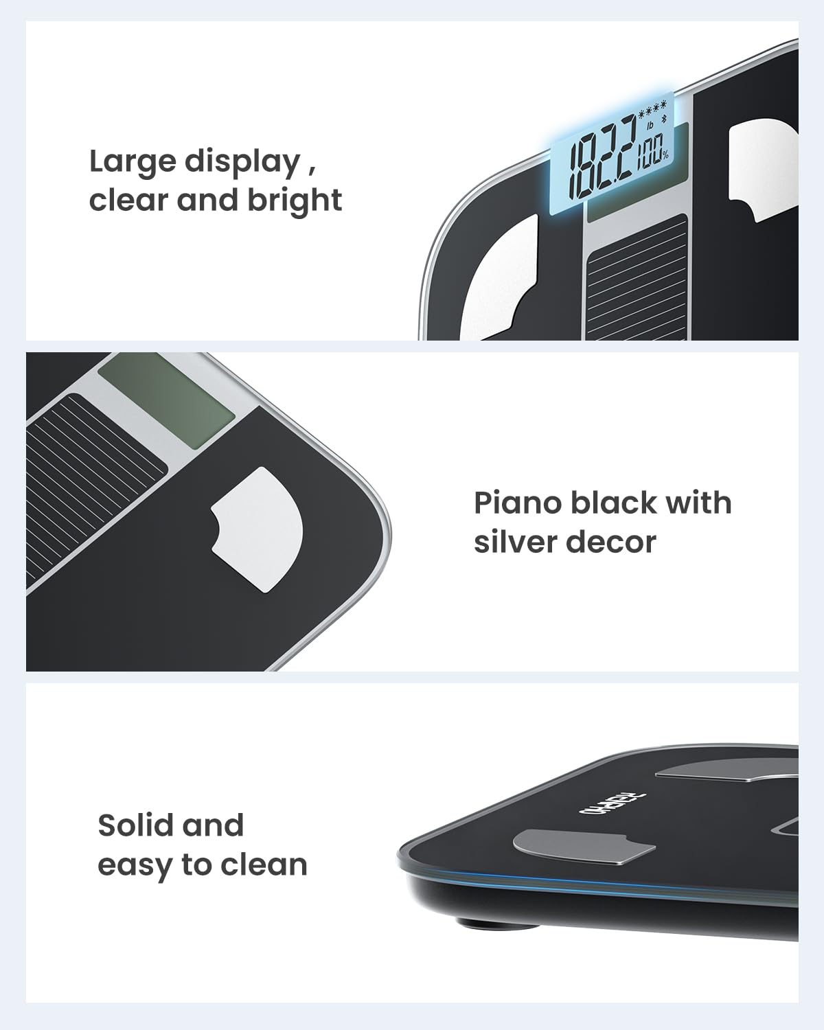 Smart Scale for Body Weight, BMI & Body Fat, 13 Metrics, Elis 1