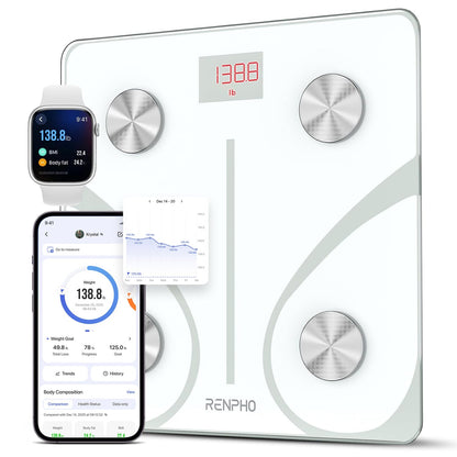 Smart Scale for Body Weight, BMI & Body Fat, 13 Metrics, Elis 1