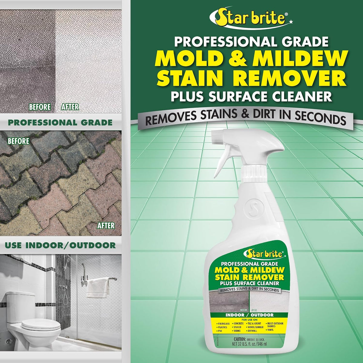 Professional Grade Mold/Mildew Stain Remover
