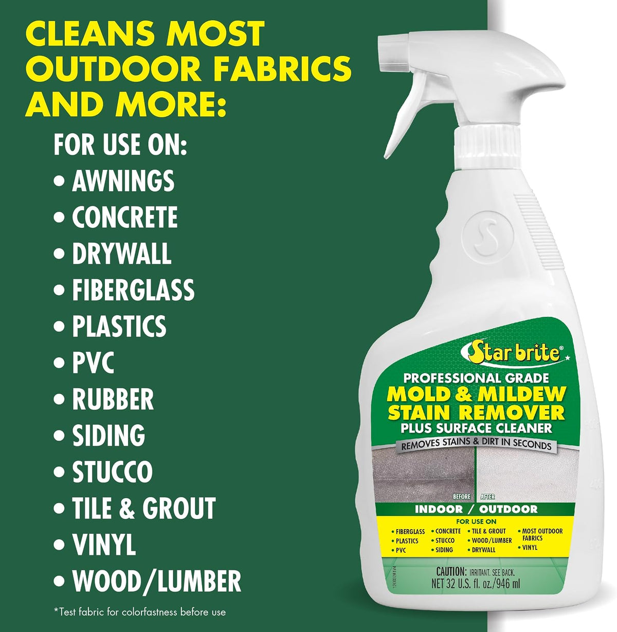 Professional Grade Mold/Mildew Stain Remover