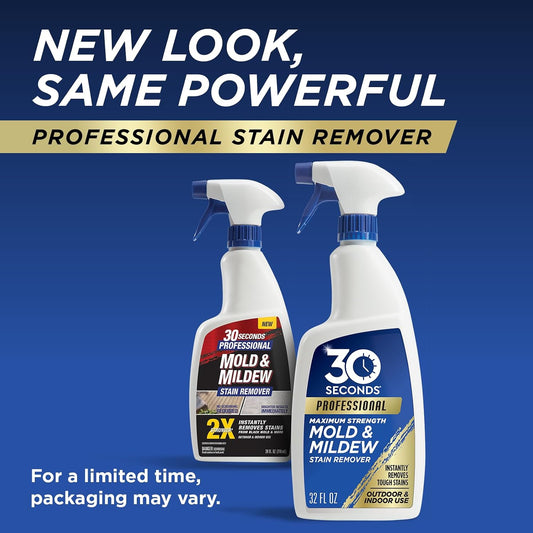 Pro Mold & Mildew Stain Remover, Scrub Free, 32 oz 2 Pack
