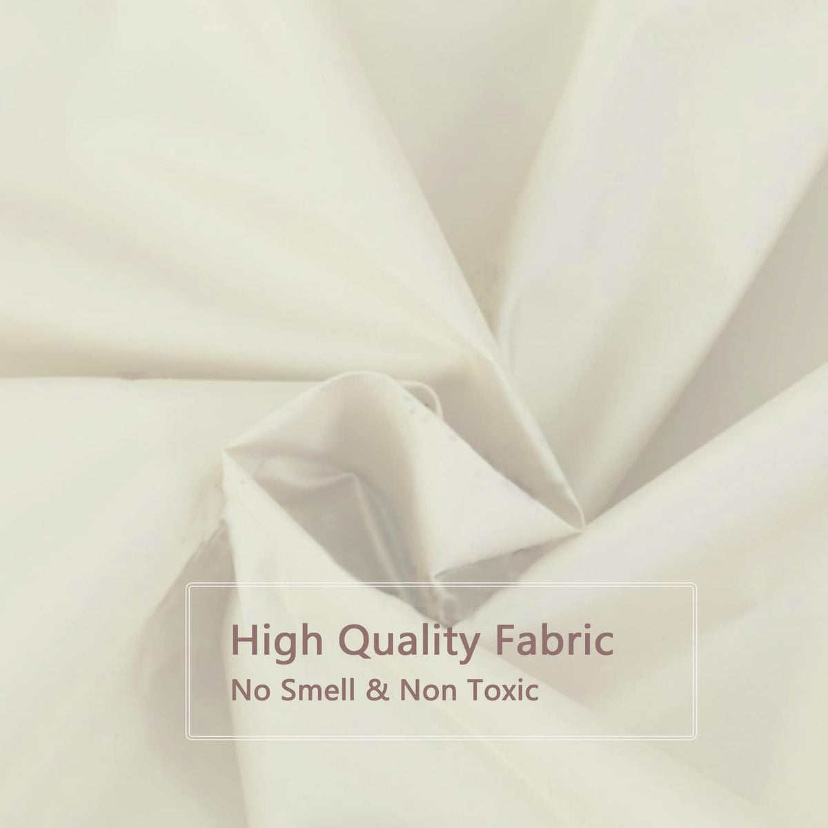 Fabric Shower Curtain Liner, Waterproof Hotel Quality, Bathroom Curtains Rust Resistant Grommets, 72 x 72 Machine Washable (Black) - Colors B