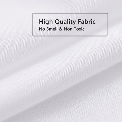 Fabric Shower Curtain Liner, Waterproof Hotel Quality, Bathroom Curtains Rust Resistant Grommets, 72 x 72 Machine Washable (Black) - Colors B