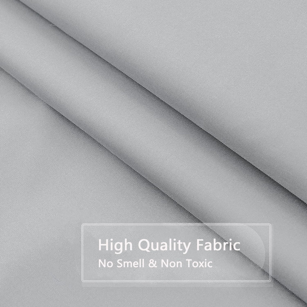 Fabric Shower Curtain Liner, Waterproof Hotel Quality, Bathroom Curtains Rust Resistant Grommets, 72 x 72 Machine Washable (Black) - Colors B